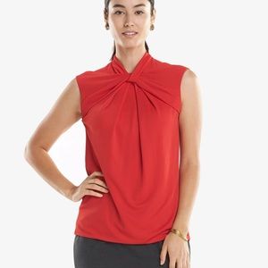 MM Lafleur The Walter Top Size M Red Sleeveless